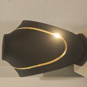 Herringbone Necklace in 18k Gold Over Sterling Silver, 3.5mm